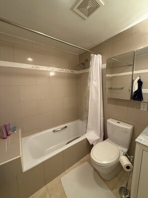 Towels, soap, toilet paper - 1-Bedroom Apartment in Prime LES Location (New York)