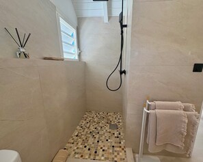 Hair dryer, towels, soap, toilet paper - Waterfront studio in Saint-Martin (baie nettlé)