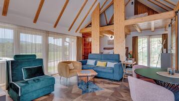 Chalet, vistas a la montaña | Escritorio, wifi gratis, accesible en silla de ruedas