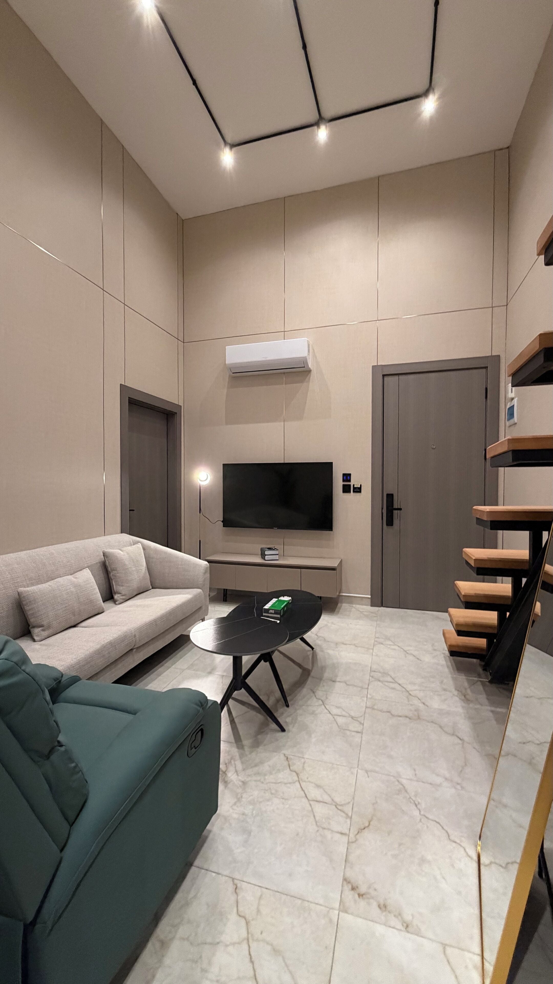 Apartamento, 2 quartos, acessível, para fumantes | Sala de estar