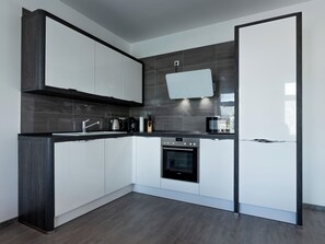 Private kitchen - Central apartment in Chemnitz + parking space - modern & well connected (Chemnitz)