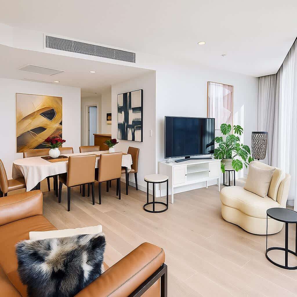 Apartamento, vista para a baía