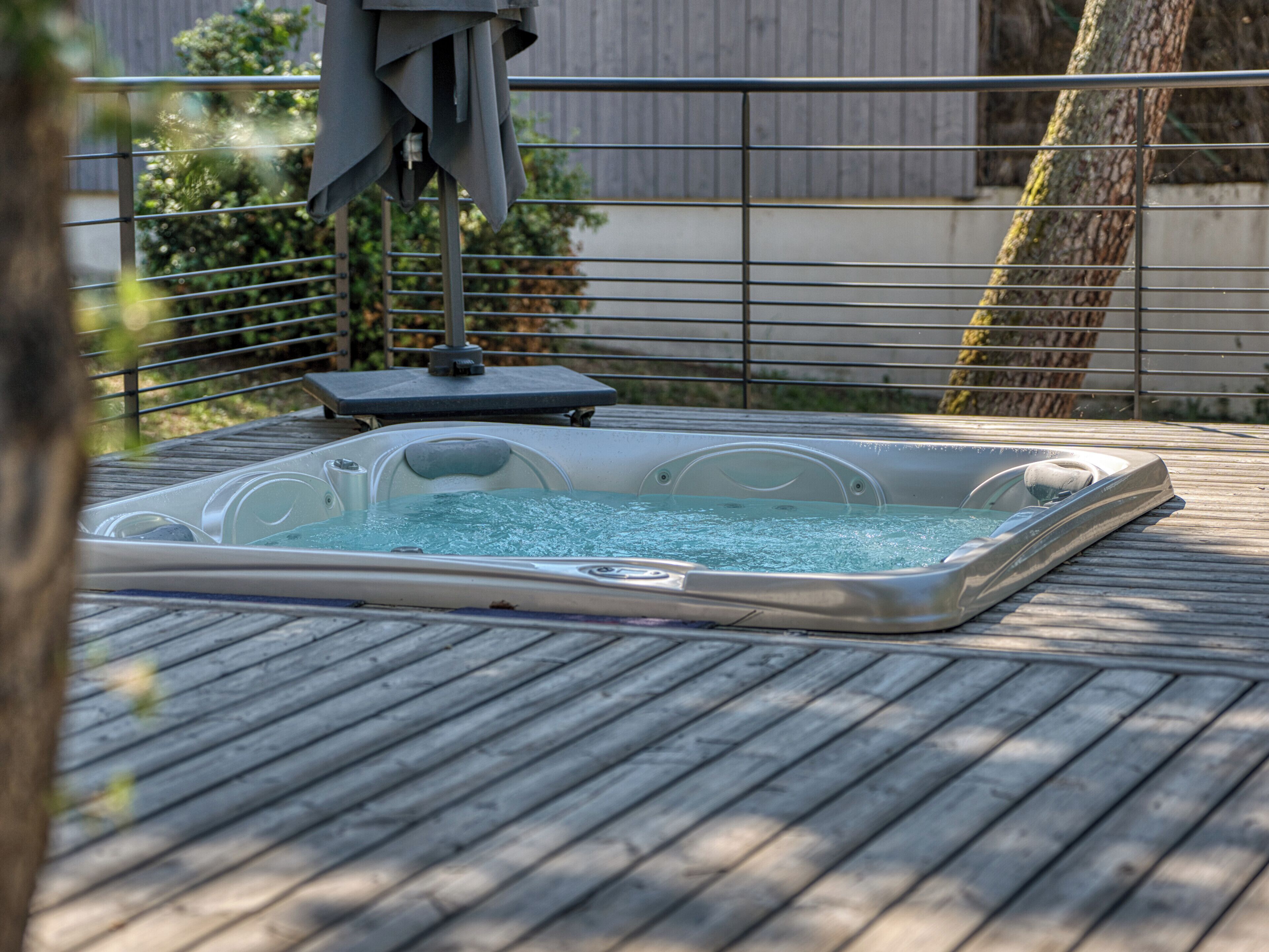 Bain à remous extérieur