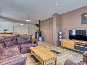 Living area - Villa des Dunes – 4 bedrooms, spa on the terrace & close to the beach (Bretignolles-sur-Mer)