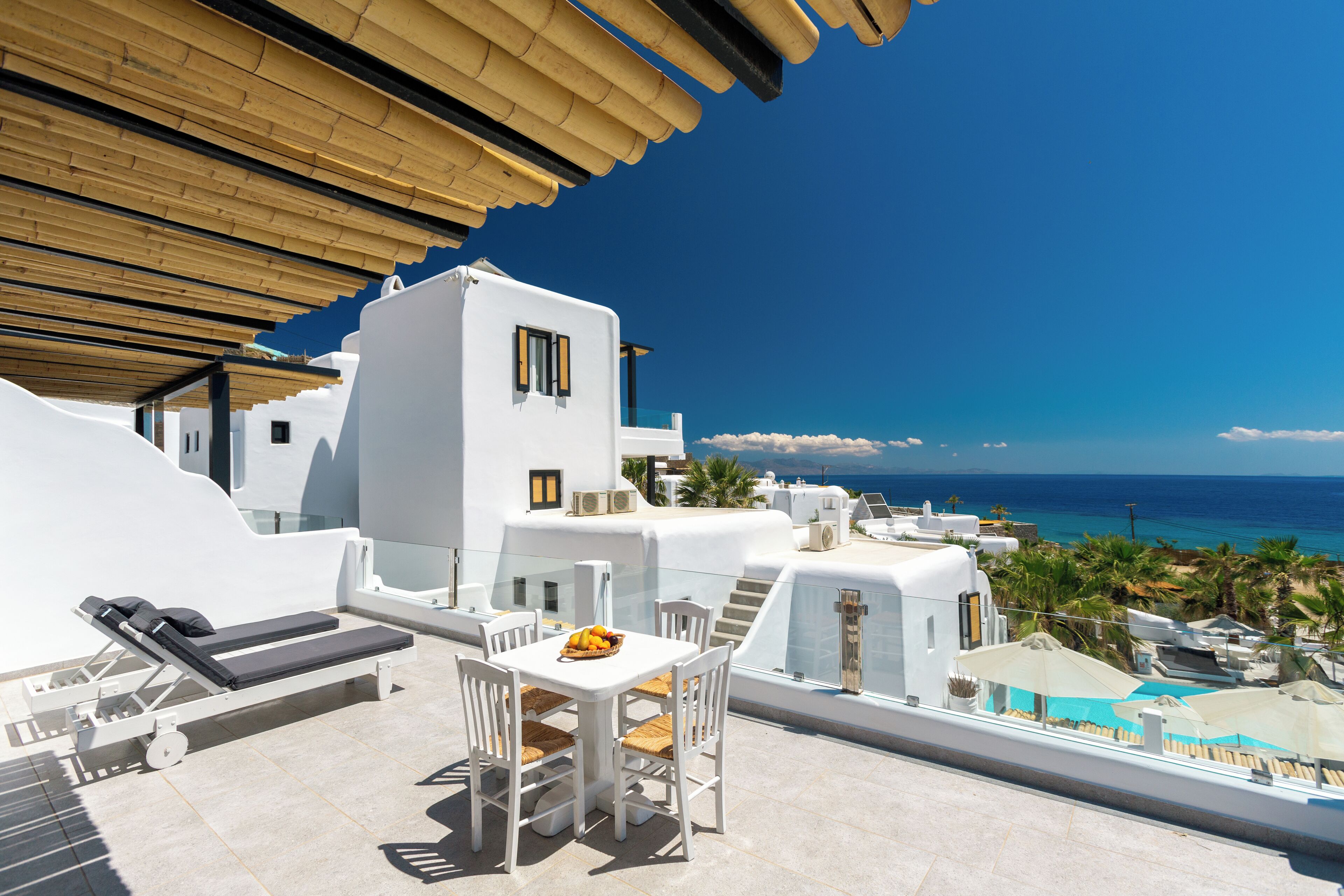 Deluxe Double or Twin Room with Sea View & Outdoor Hot Tub | Balkon