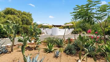 Blick von der Unterkunft