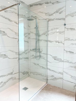 Villa, City View, Poolside | Bathroom | Free toiletries, hair dryer, towels, soap - Villa One (St. Julian's)