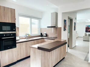 Villa, City View, Poolside | Private kitchen