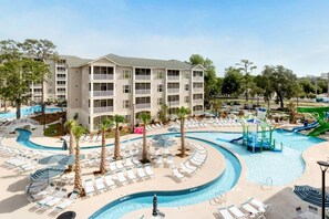 Pool - Minutes to SkyWheel: 2 1BR Villas w/ Waterpark, Arcade & Free On-site Parking (Myrtle Beach)