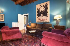 Living area - Apartments Via Giulia (Rome)