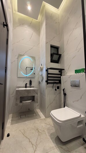Studio, 1 Bedroom, Accessible, Smoking | Bathroom - 108 Tara-jre Jabal Al Lweibdeh With Stunning View (Amman)