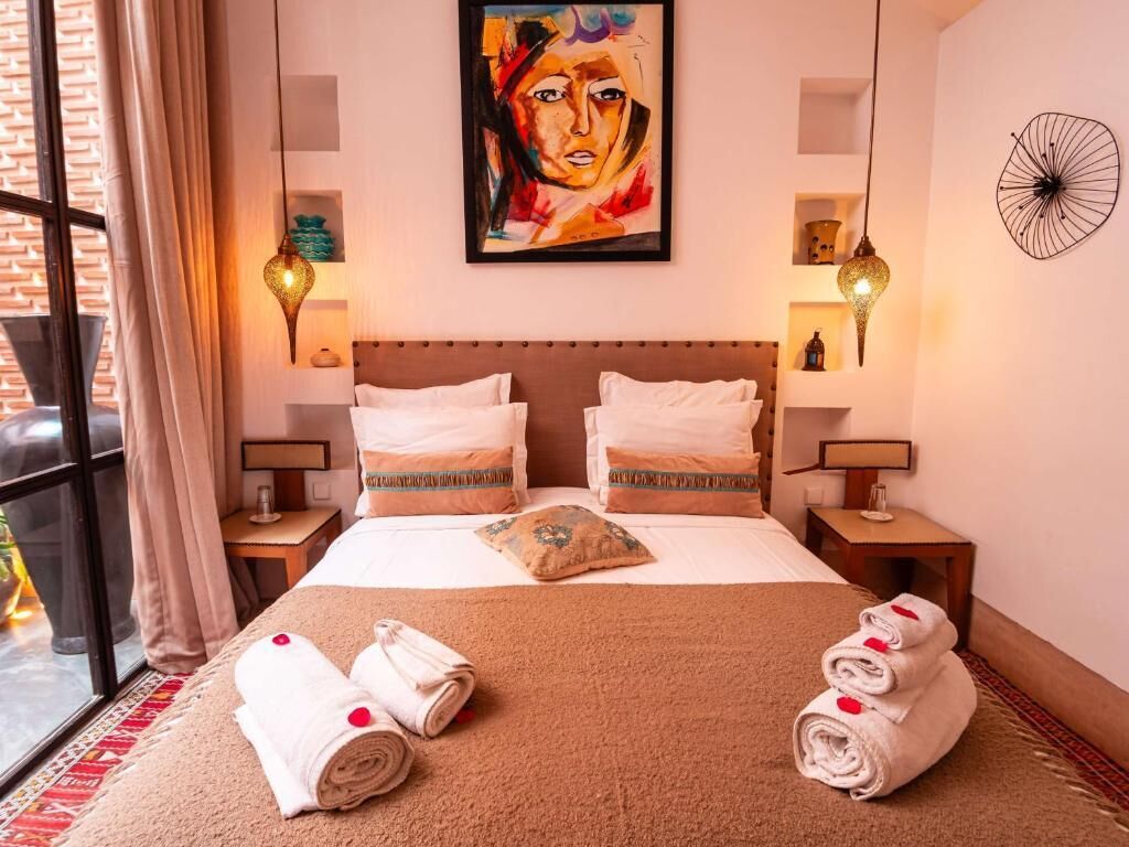 Standard-Doppelzimmer, Terrasse, Blick auf den Innenhof