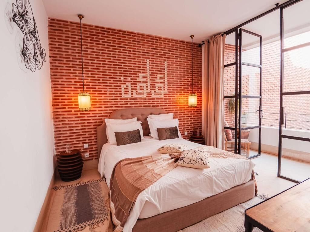 Deluxe-Doppelzimmer, Balkon, Blick auf den Innenhof