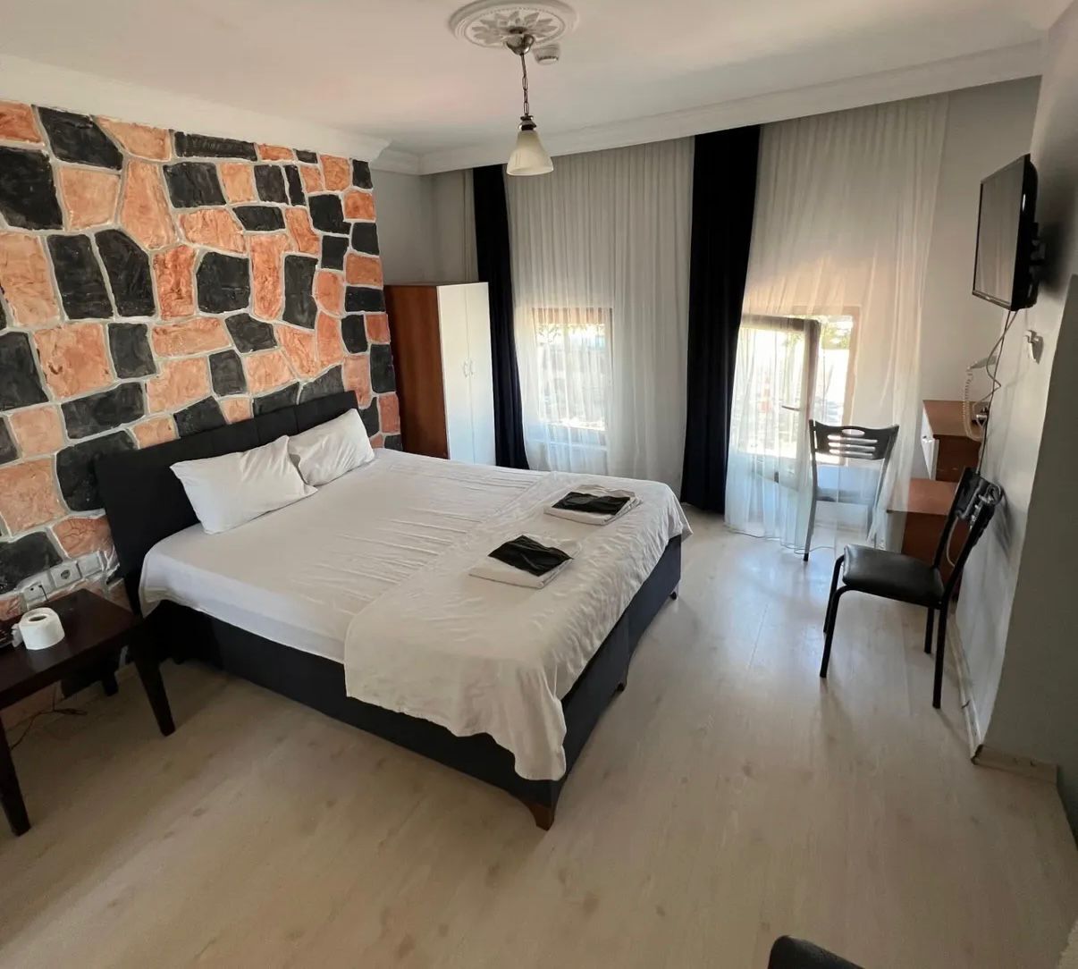 Quarto casal, vista para a praia