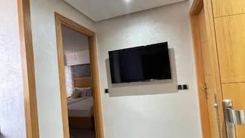 Deluxe appartement, balkon, uitzicht op de stad | Interieur