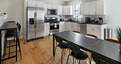 Modern Lawrenceville 4BR w/ Deck + 2 Car Garage w/ EV Charger - Sleeps 11