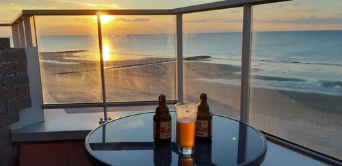 Ferienwohnung Meerblick Dachterrasse 10. Etage Westende Bad (Belgien)