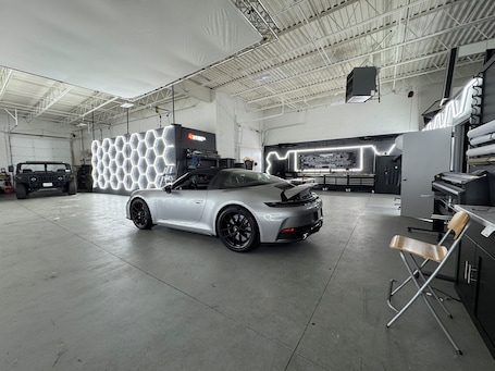 Interior. Production Studio - 4 Sets / 2 Offices / Light Bank / Hex Lighting - 4k SF