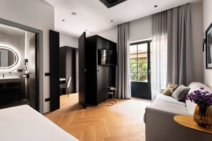 Open Suite Deluxe | Living area - At Forty-One Apt 01 (Rome)