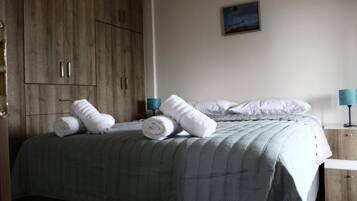 Blackout curtains, soundproofing, iron/ironing board, free WiFi