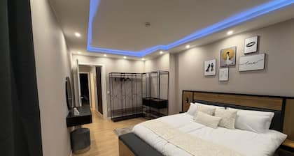 Rheinperle Wesel Zentral 90m².mit 2 Schlafzimmern.4 Betten und große schlafsofa