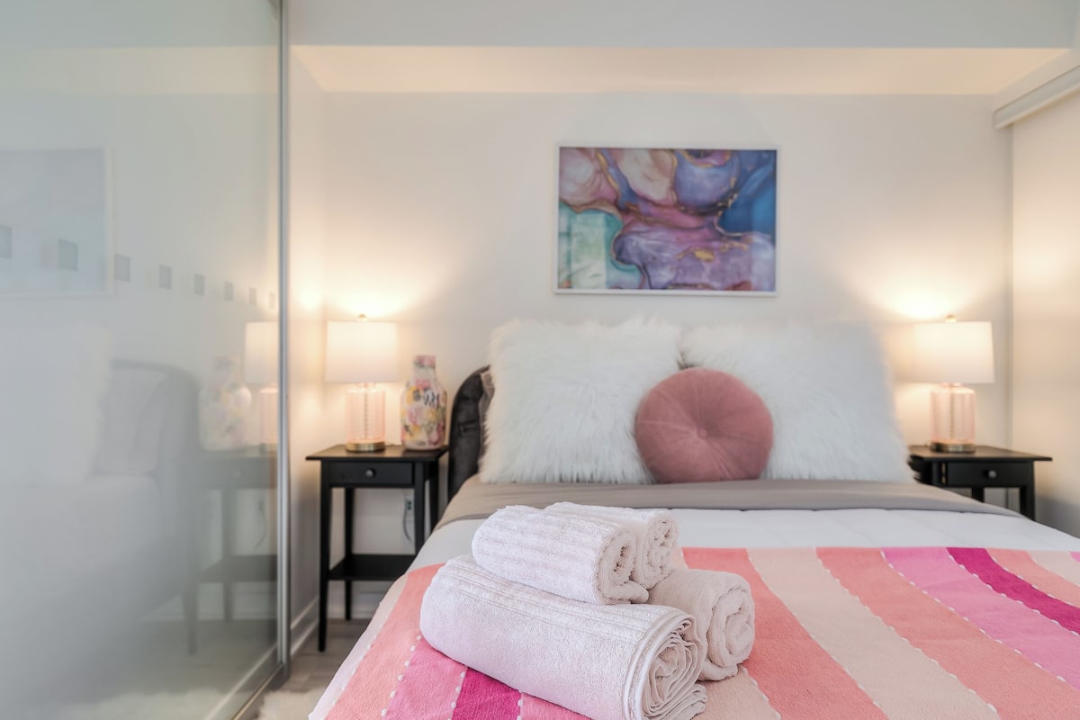 Appartement luxueux, balcon, vue sur le lac