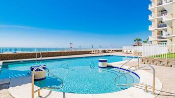 Indoor pool, a heated pool