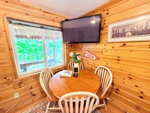 Dining - "West View Cabins" on Ostego Lake - Cabin #2 - Waterfront and on Trail 7 (Gaylord)