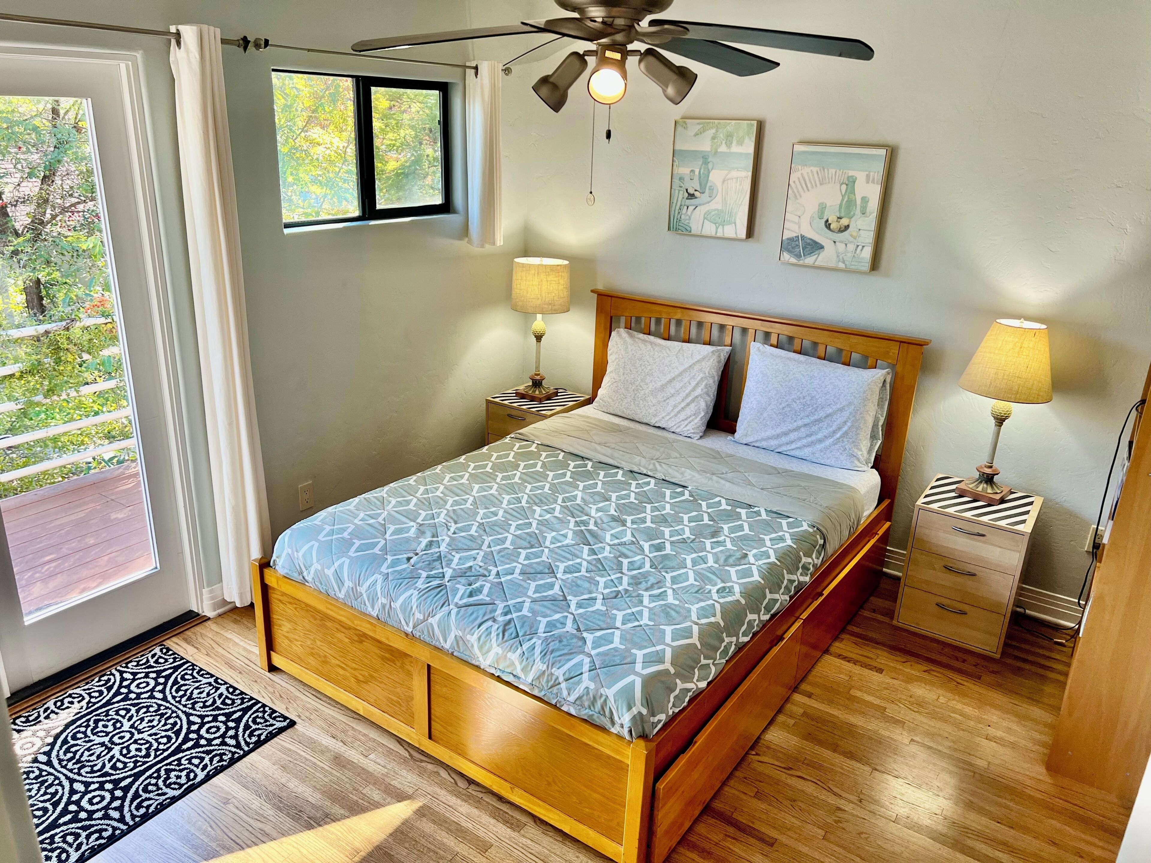 2 bedrooms, iron/ironing board, WiFi (free), bed sheets