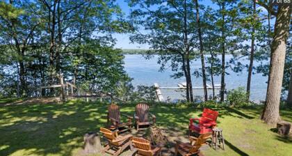 "West View Cabins" on Ostego Lake - All 4 Cabins Together!