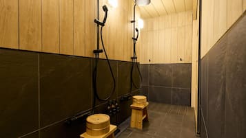 ลักซ์ชัวรี่วิลล่า, ปลอดบุหรี่ (A,hotspringbath&sauna,No pets allowed) | ห้องน้ำ