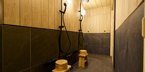 [A] 4 queen + 4 single / hot spring bath and sauna (No pets allowed) | Bathroom - Rakuten STAY VILLA  Kusatsu Onsen (Kusatsu)
