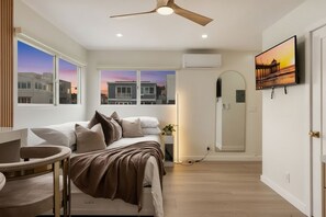 Living area - Modern Coastal Studio w/ Balcony & Parking (Manhattan Beach)