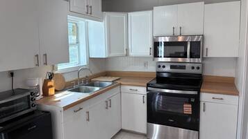Microwave, oven, stovetop
