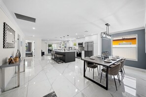 Dining - 3BR with 2 King Suites • Private Pool & BBQ • Minutes to the Beach (Naples)