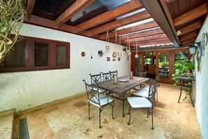 Outdoor dining - The Margaritas, Casa de Campo (La Romana)