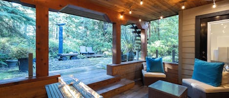 Luxury Double Room Single Use, Private Bathroom, Garden View | Terrace/patio