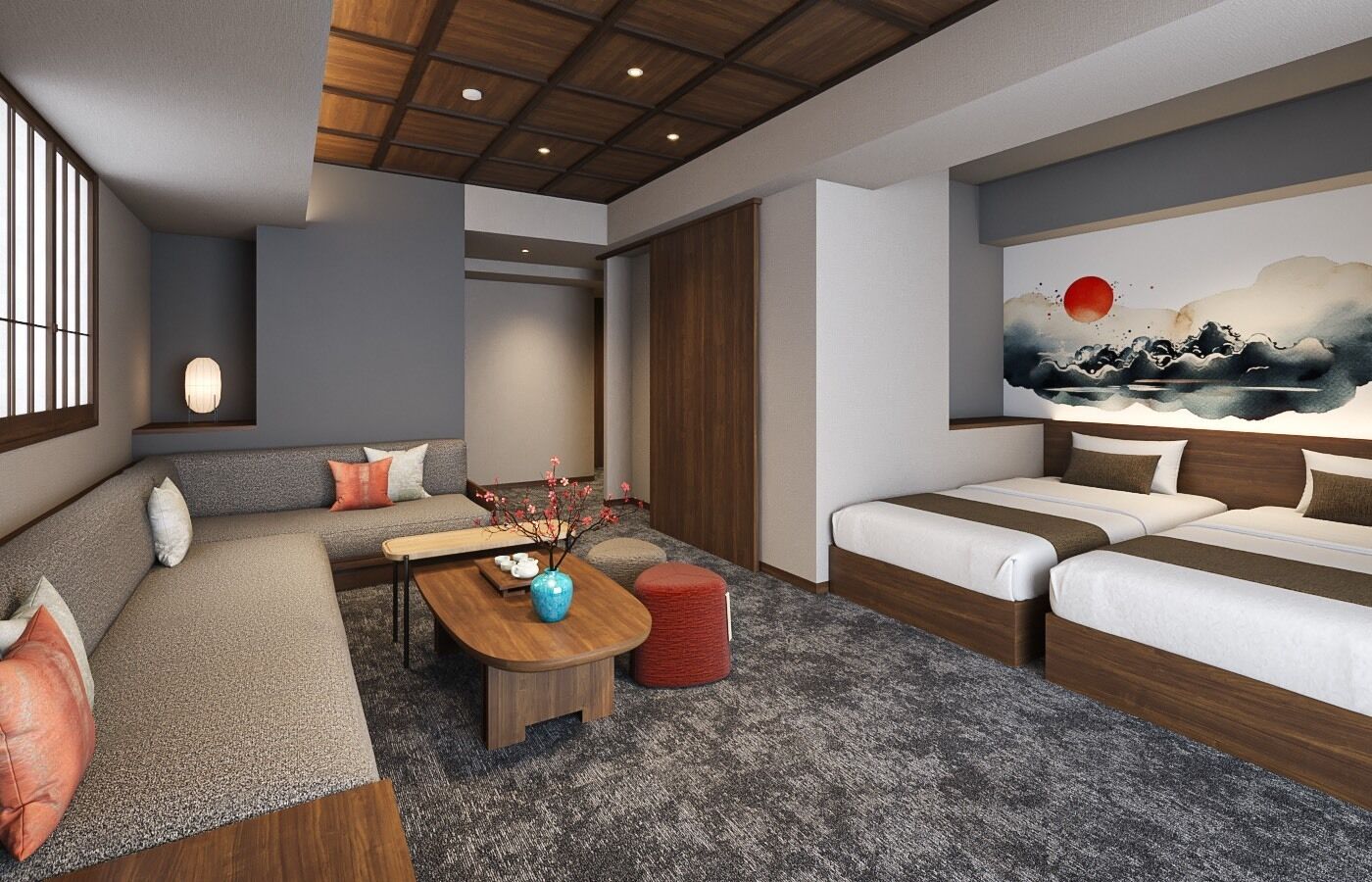 Huone, tupakointi kielletty, parveke (Junior Suite)