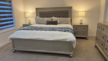 4 bedrooms, iron/ironing board, free WiFi, bed sheets