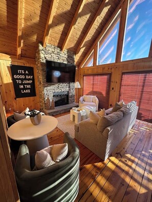 Interior - Cabin on Lake Keowee - Dock Slip Included (Six Mile)