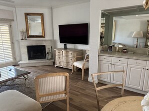 TV, fireplace - Arizona Biltmore area Premier 2-bedroom condo (Phoenix)