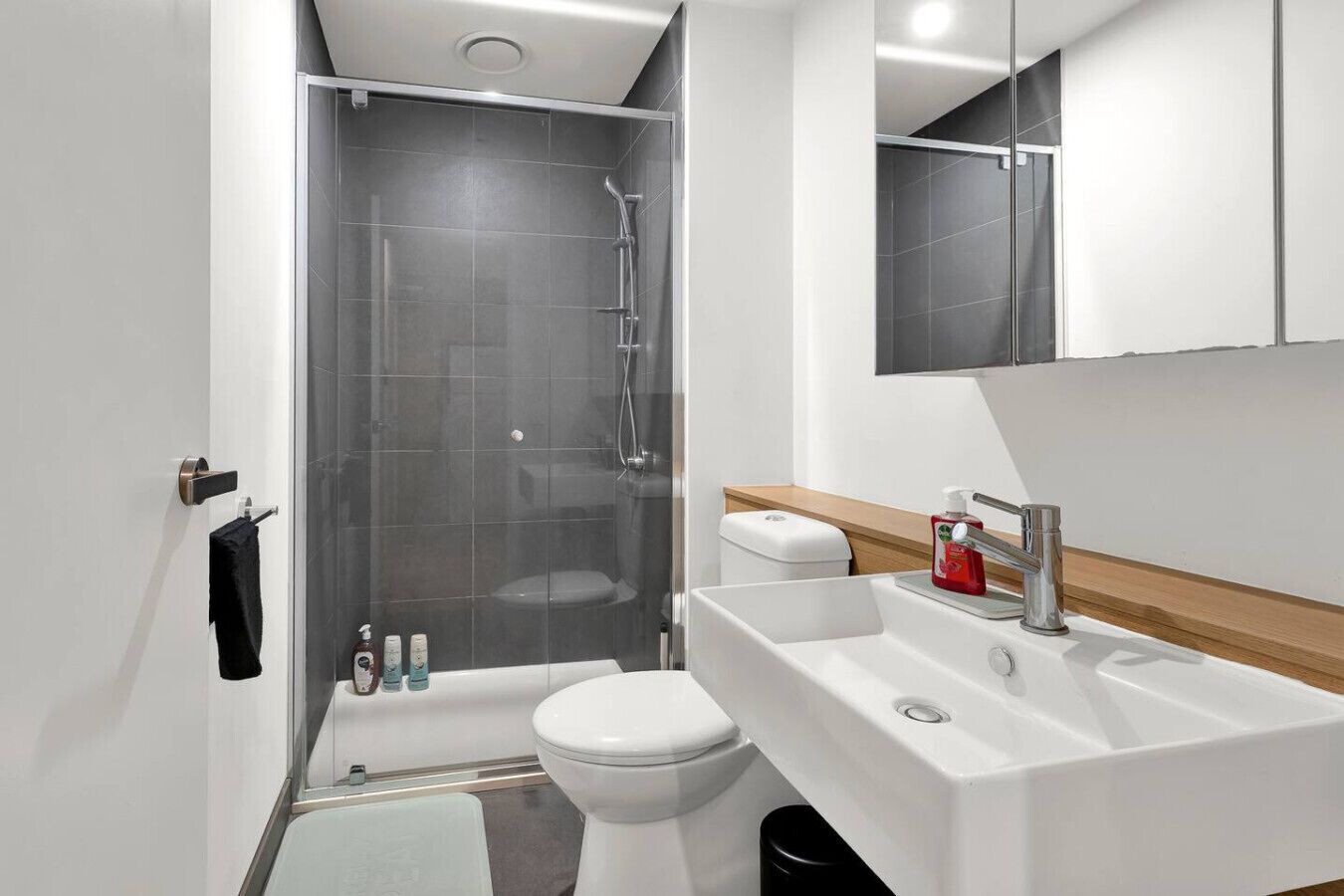 Hair dryer, towels