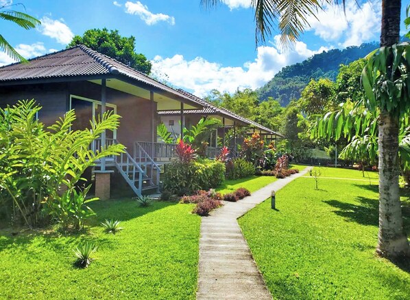 Majoituspaikan julkisivu