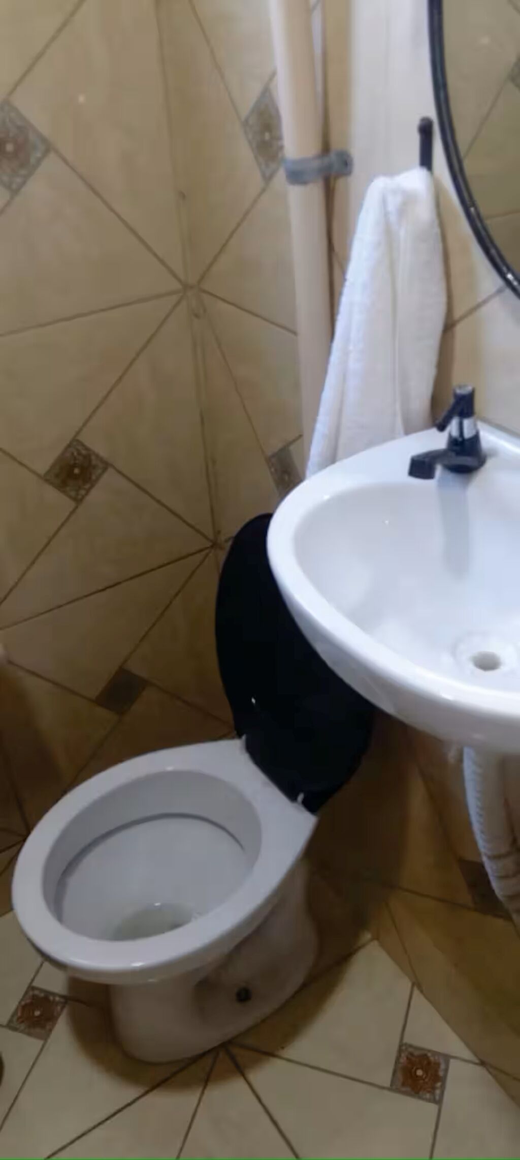 Towels, soap, toilet paper