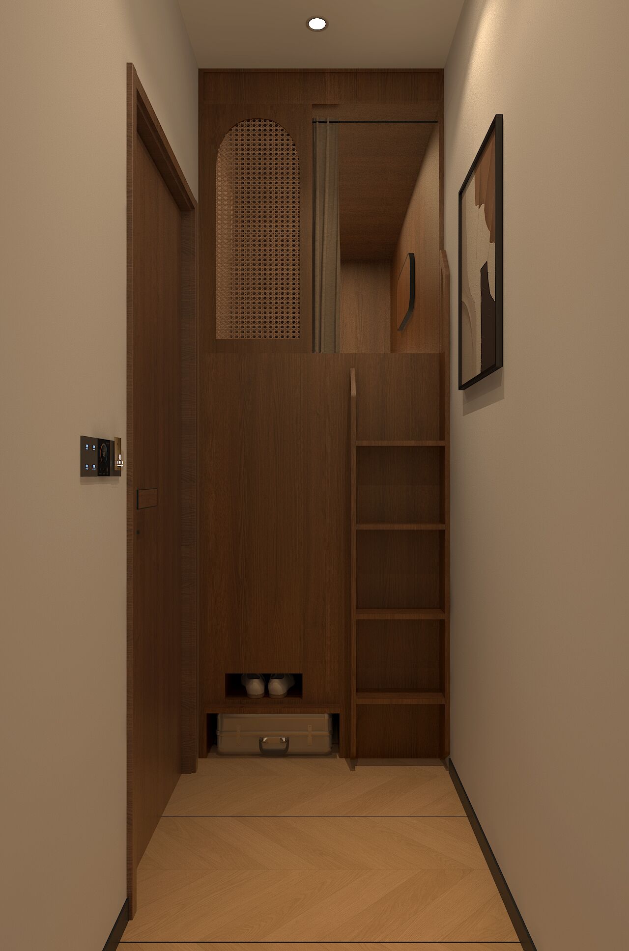 Quarto solteiro básico, somente para homens, ar-condicionado | Wi-Fi de cortesia