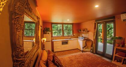 Luxury Rainforest Studio with Moroccan-Inspired Design & Lush Gardens