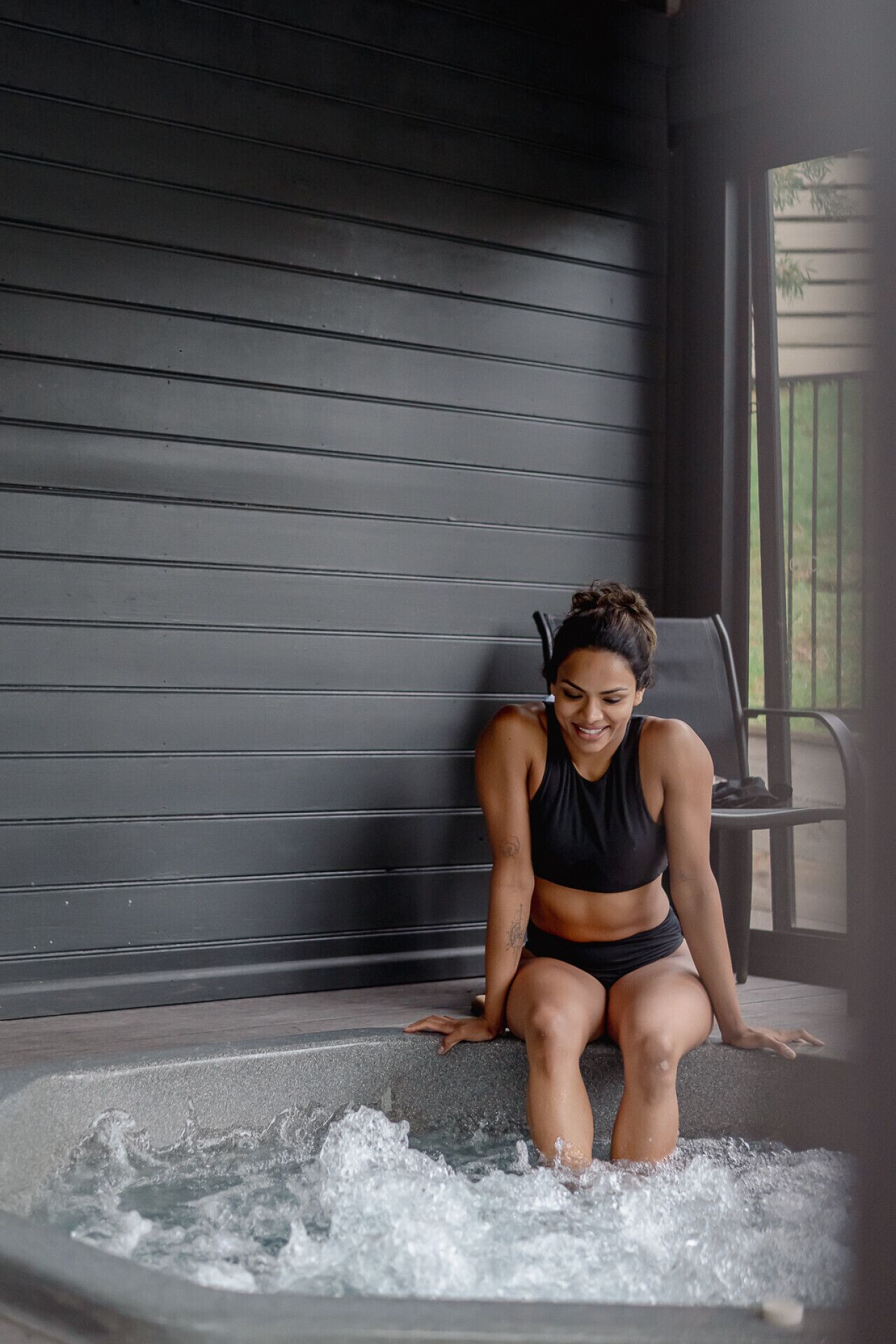 Bain à remous extérieur