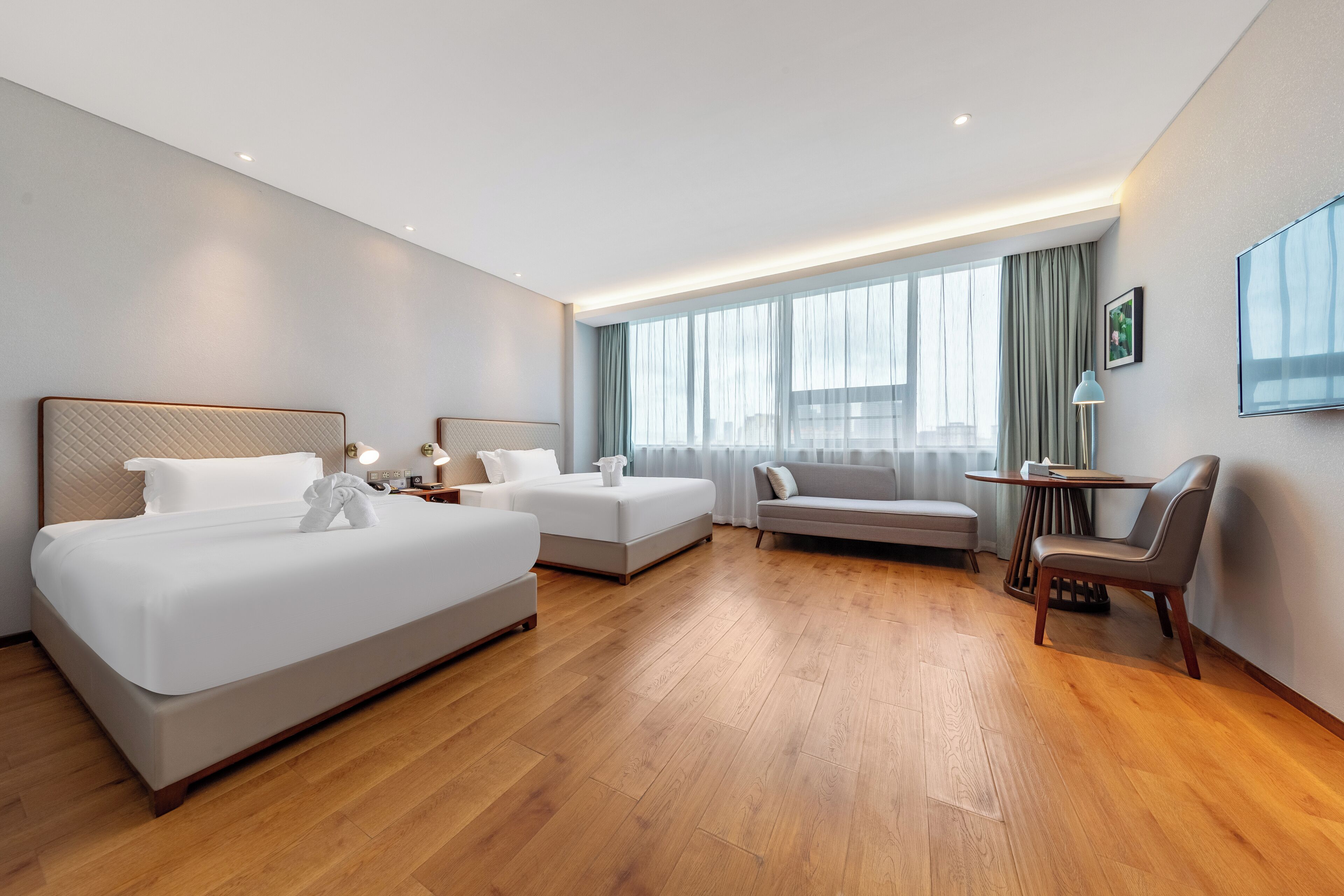 Family Double Room, Partial Sea View