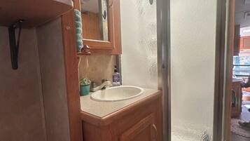 Shower, soap