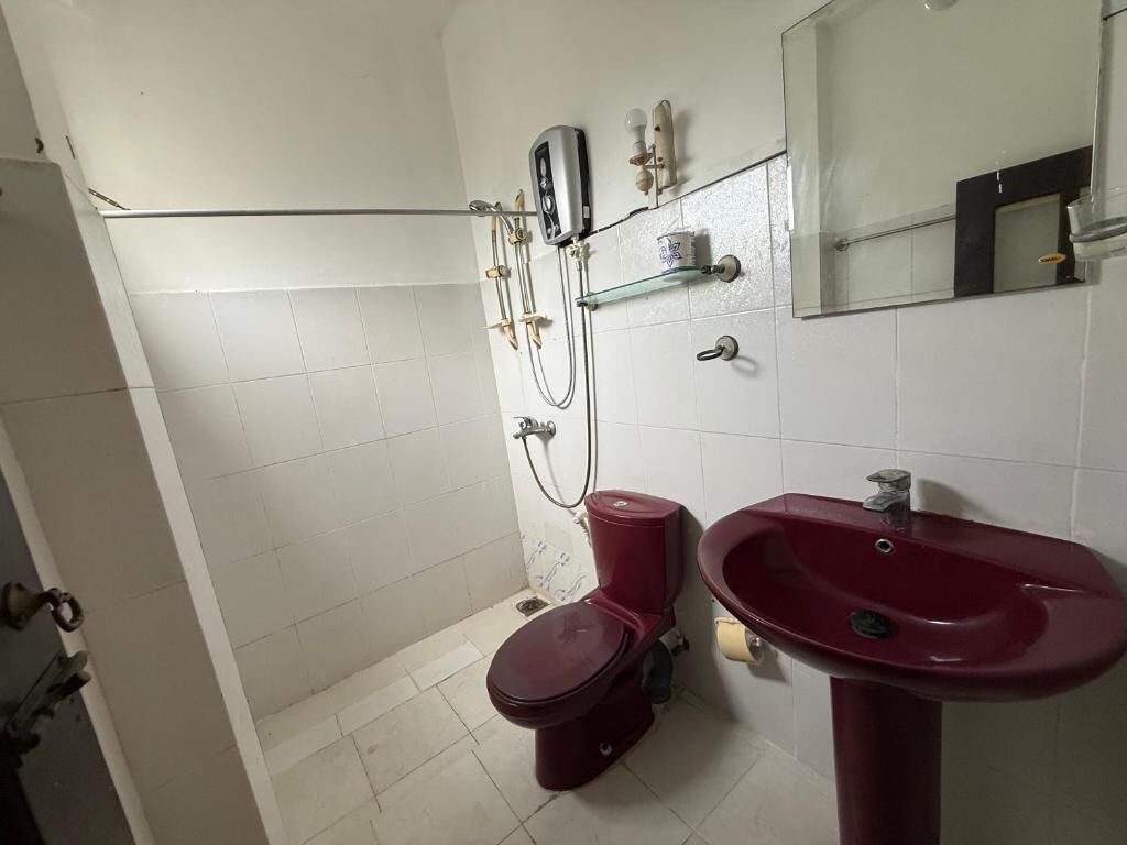 Ducha, toallas, jabón, papel higiénico